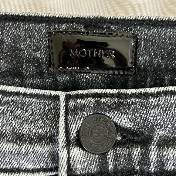 Mother The Insider Crop Step Fray jeans Train Stops 27 - Picture 11 of 15